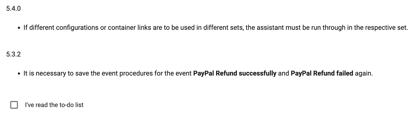 plugin update todo confirmation