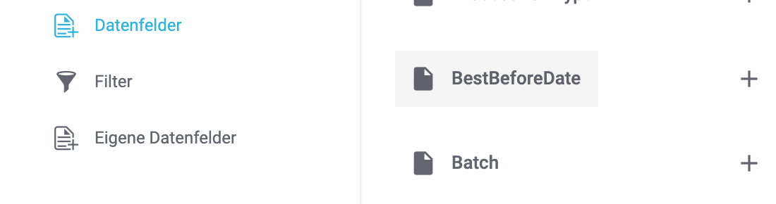 Das Datenfeld BestBeforeDate in den Datenformaten.