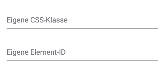 emailbuilder eigene css klasse element id