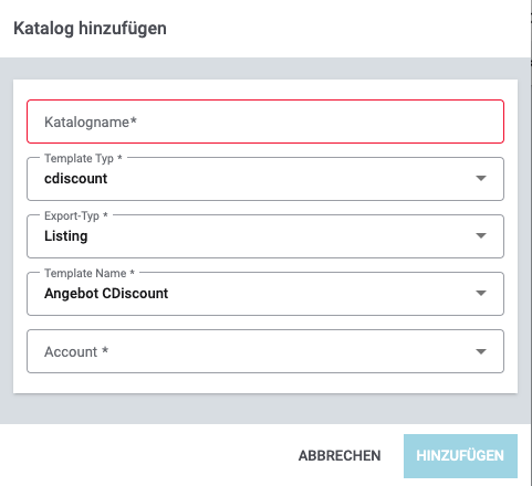 katalog listing