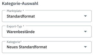 katalog warenbestaende