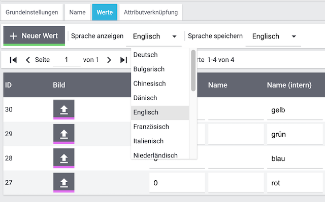 attributwerte namen uebersetzung