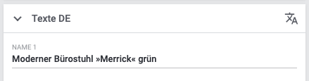 checklist item name