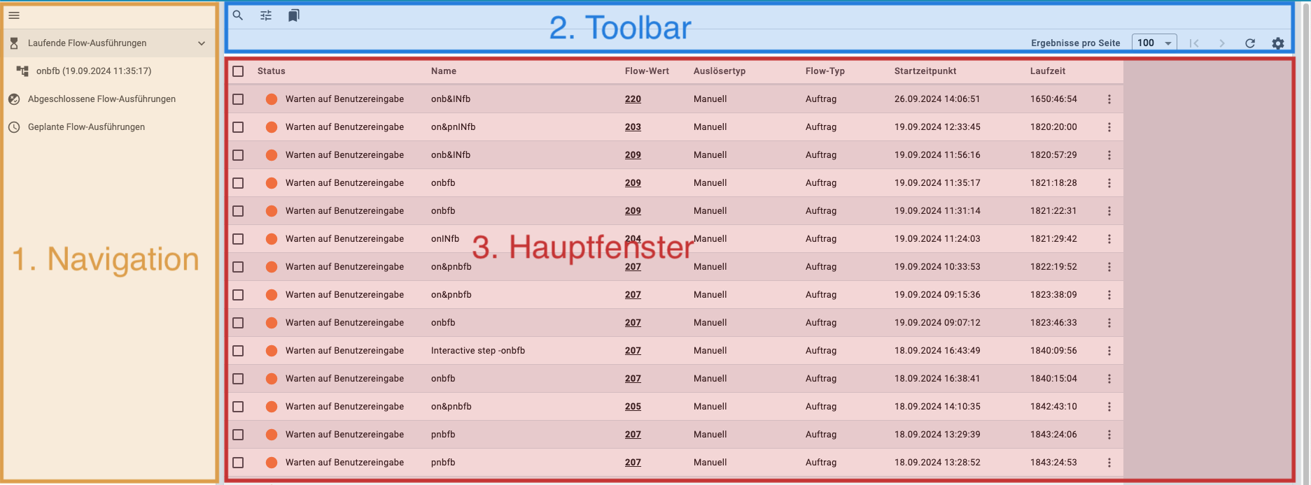 Automatisierung tracker uebersicht