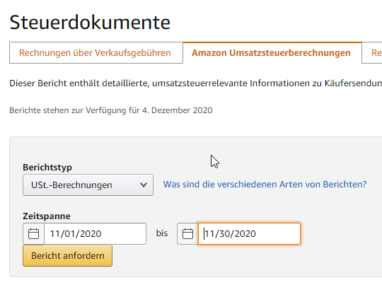 Umsatzsteuerberechnung