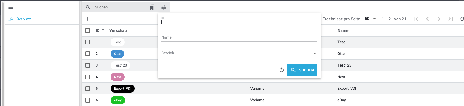 modern tag ui