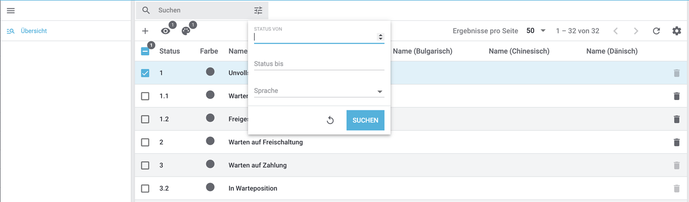 Modernisierte Auftrags-UI