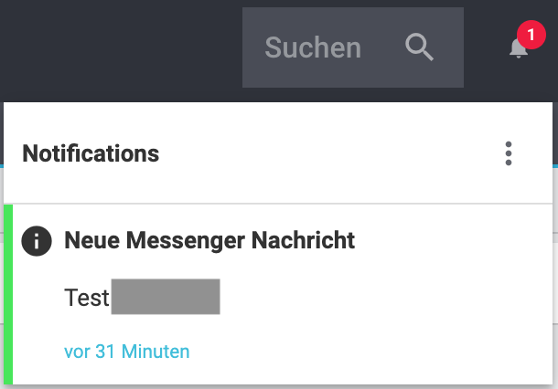 benachrichtigung neue nachricht messenger