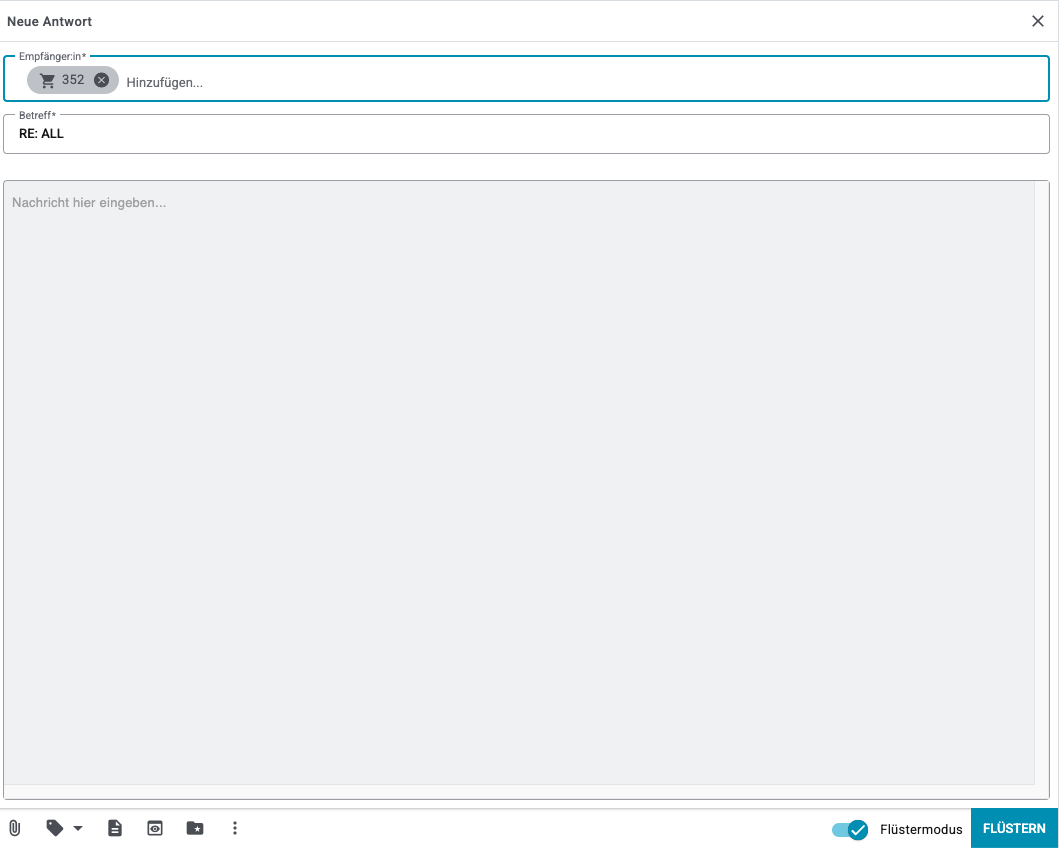 messenger auf nachricht antworten