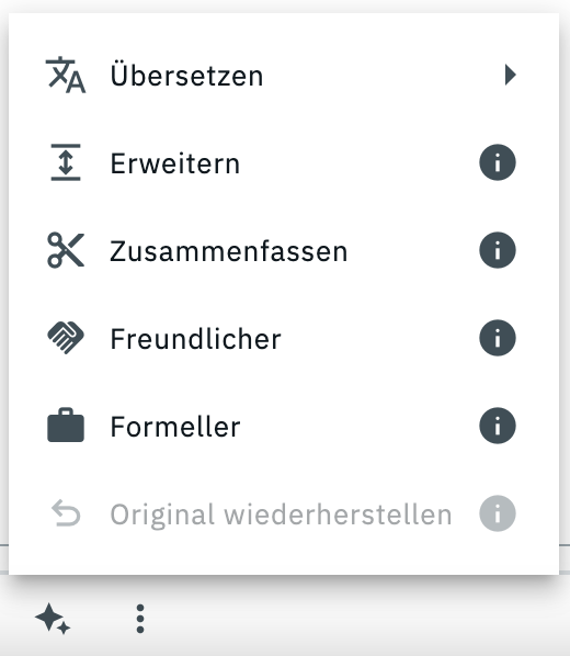 messenger ki tools unten