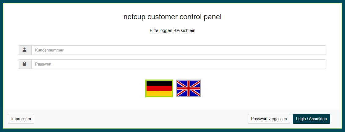 praxisbeispiel netcup login