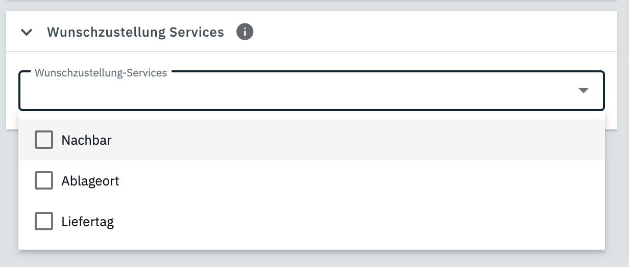 wunschzustellungsservices