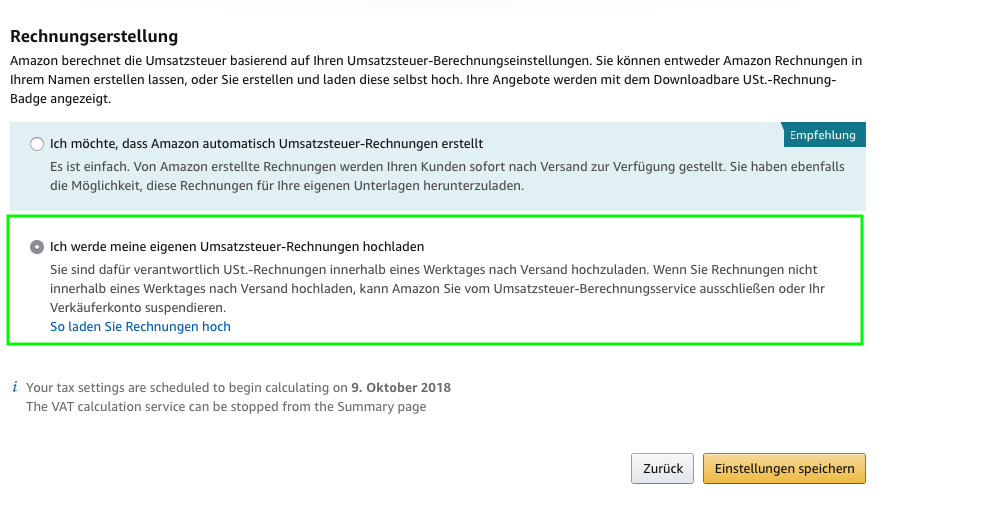 Rechnungserstellung durch PlentyONE