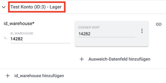 kaufland kontoname lager