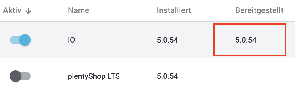 plugin active version