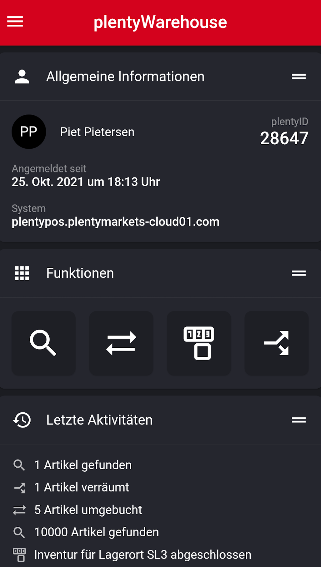 dashboard de dark