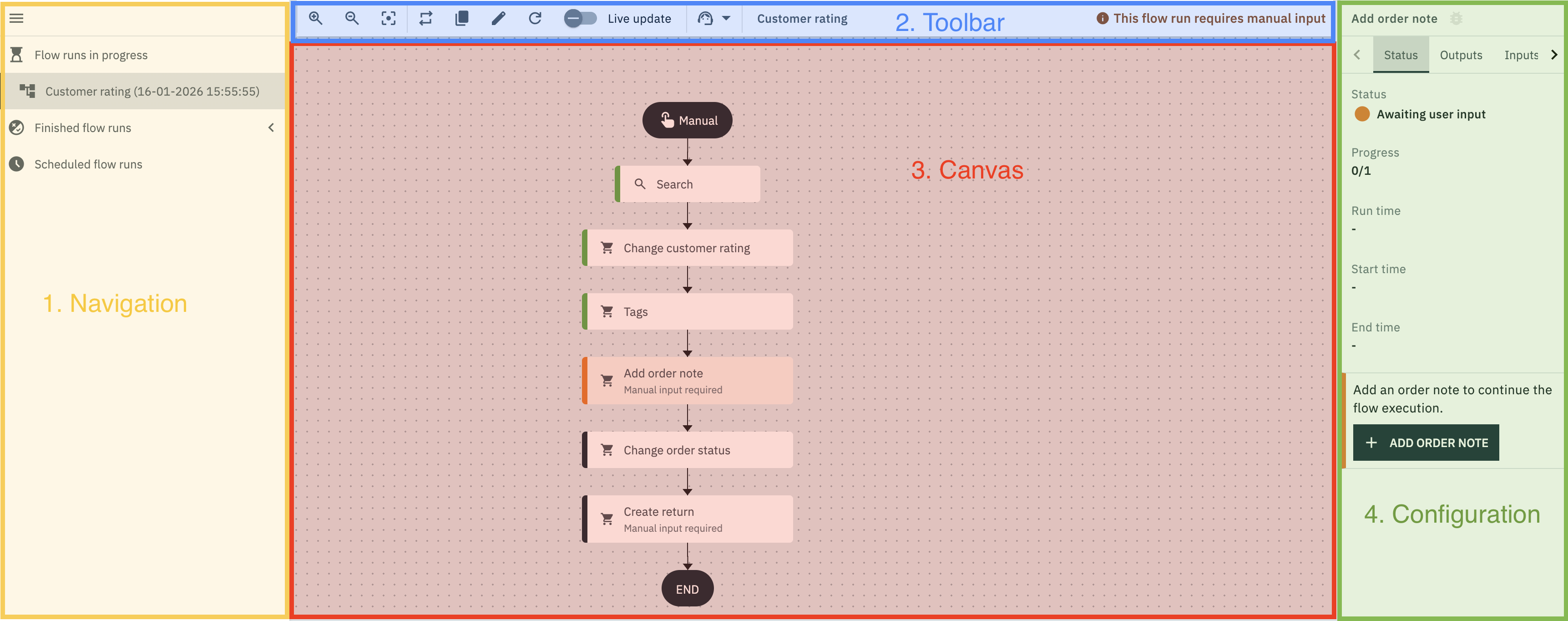 Automation FlowTracker canvas view