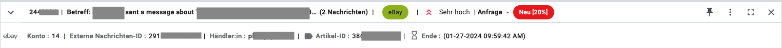 messenger ebay details