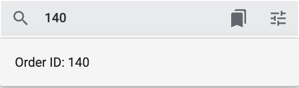 package content list search field example en