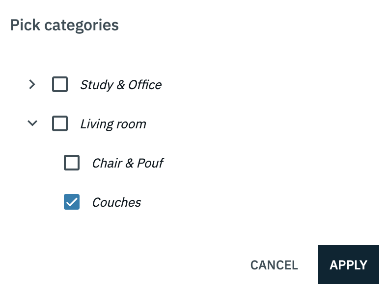 Checklist Categories Linked