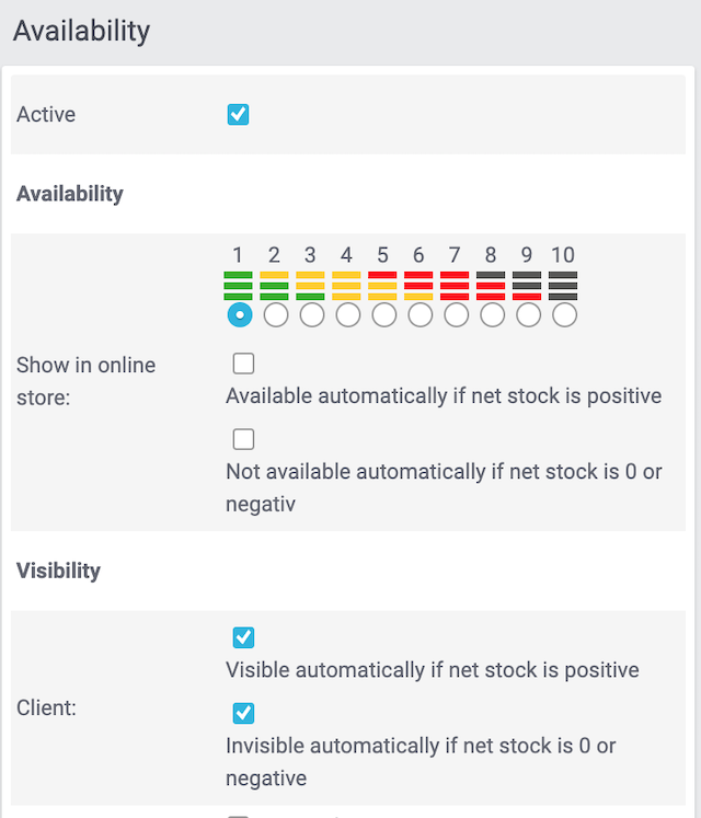 Checklist Item Active