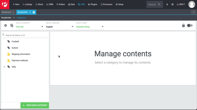 cross selling content