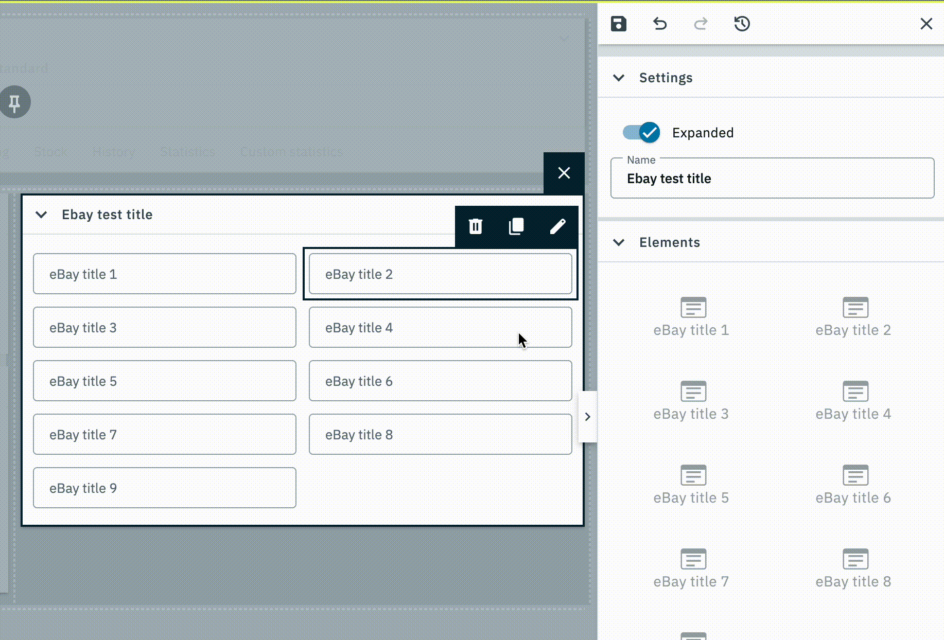 details level datafield