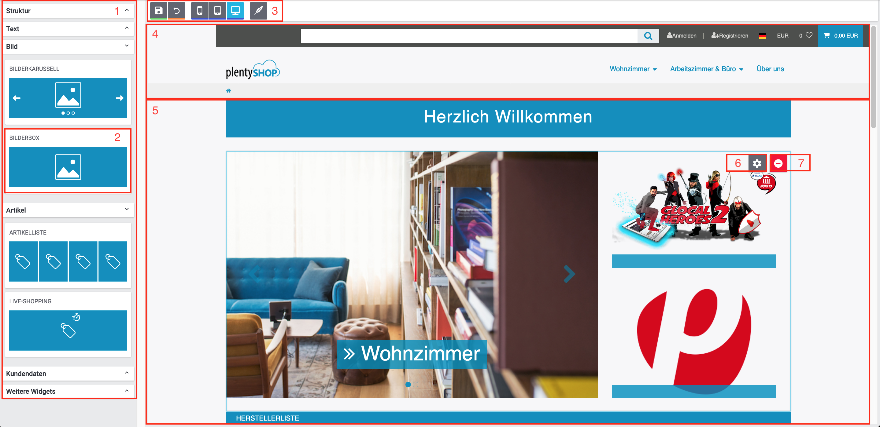 editor UI
