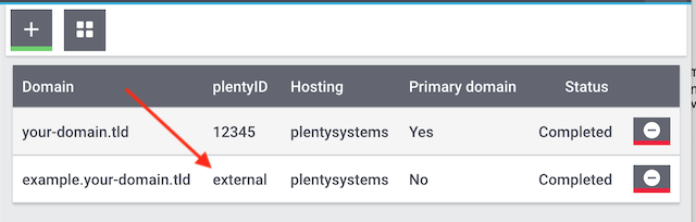 external domain