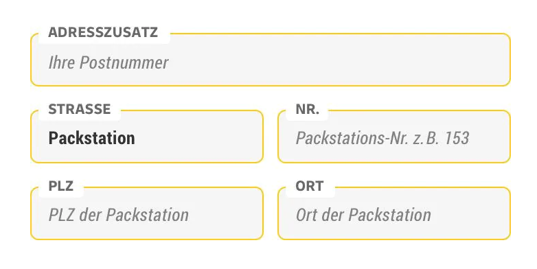 create contact dhl packstation