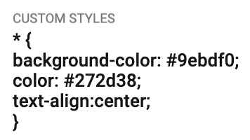 emailbuilder css positive example without class name