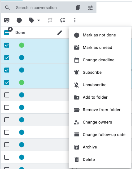 messenger group function