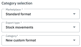 catalogue stock movements