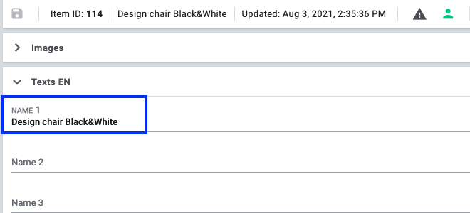 productname example 2