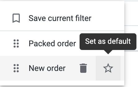 package content list default filter en