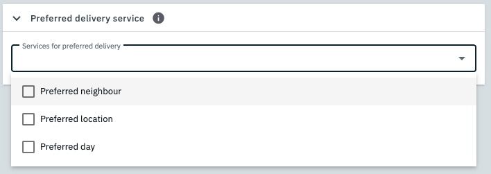 preferred delivery