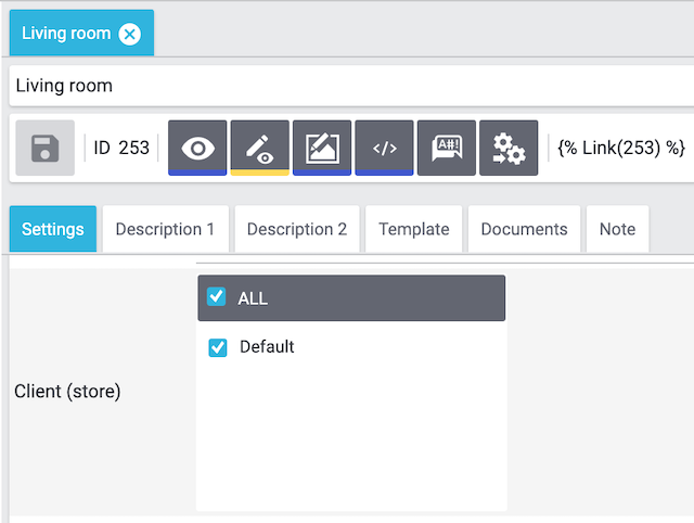 Checklist Categories Client