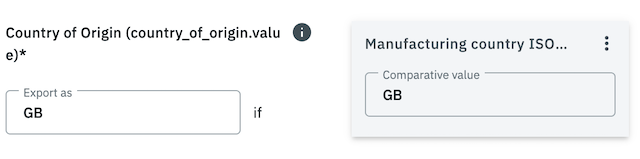 manufacturing country ISO code