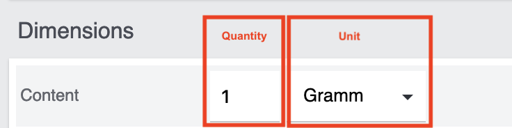 otto unitprice variation setting