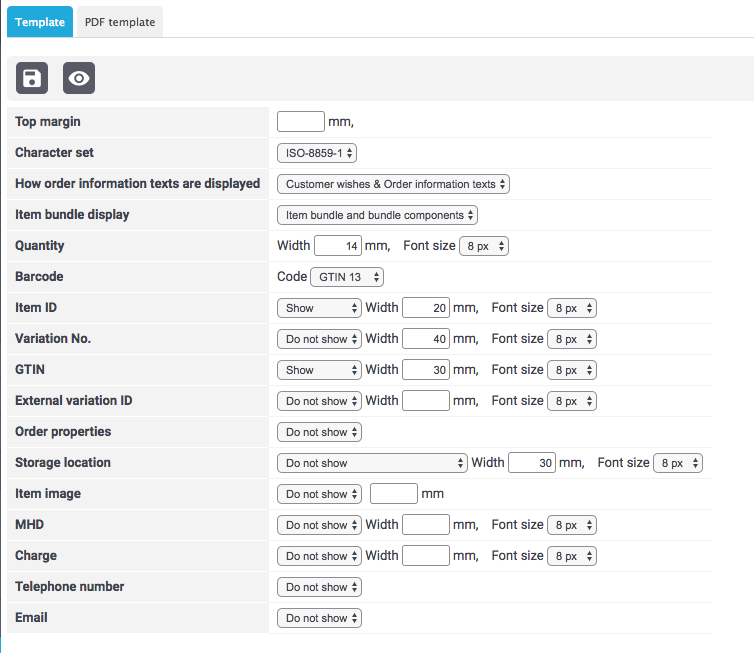 EN Settings Orders Documents Packing List 01